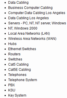 Cabling Services